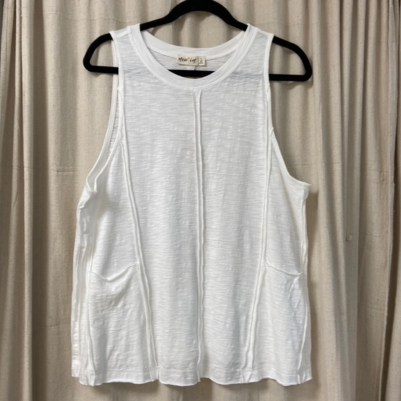 Very J Tops - Very J Raw Edge Top